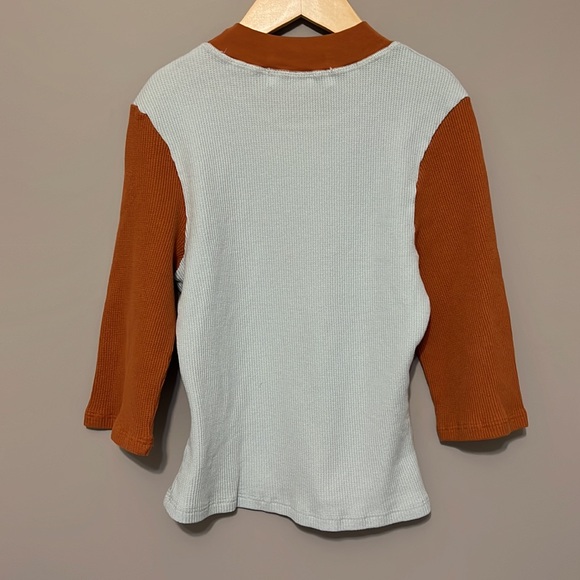 Free People Daydreamer 84 Waffle Top - Picture 6 of 7